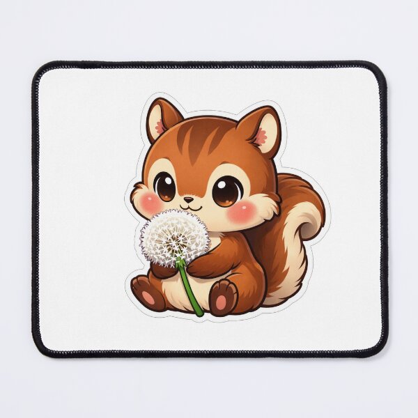 Item preview, Cute Baby Squirrel Holding A Dandelion designed and sold by Owcomm.