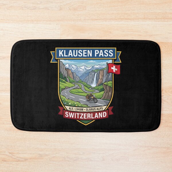 Item preview, Klausen Pass Switzerland Scenic Driving Route Artwork designed and sold by enzoade.