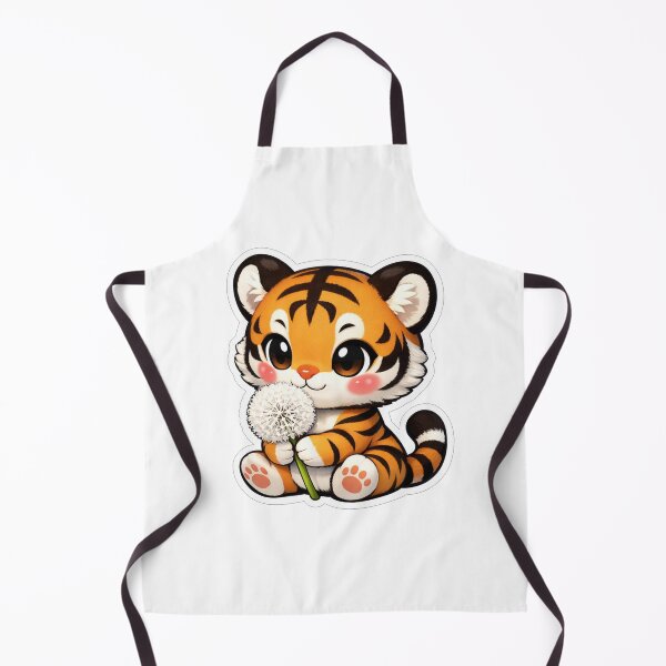 Item preview, Cute Baby Tiger Holding A Dandelion designed and sold by Owcomm.
