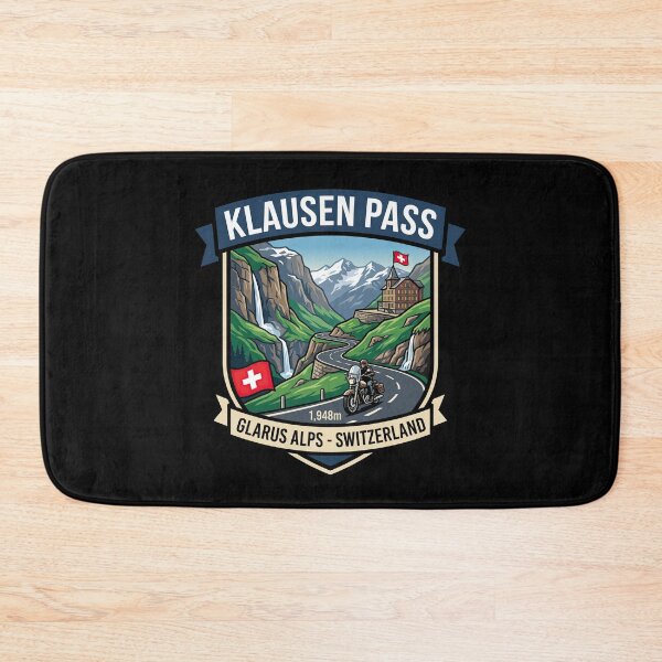 Item preview, Klausen Pass Swiss Alps Motorcycle Adventure Graphic designed and sold by enzoade.