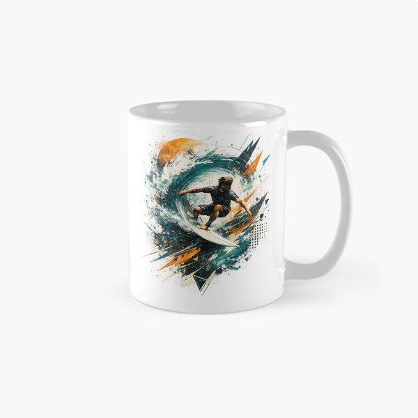 Item preview, Limitless Momentum – Surf Abstract Ocean Wave Modern Extreme Sports Art designed and sold by dytf79.