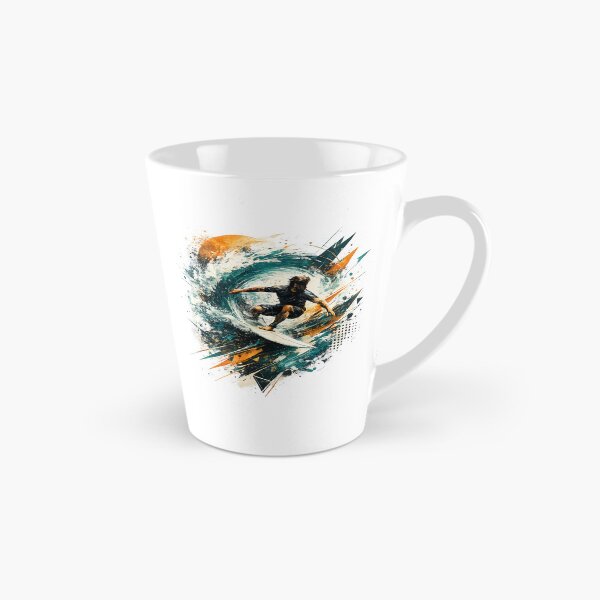 Item preview, Limitless Momentum – Surf Abstract Ocean Wave Modern Extreme Sports Art designed and sold by dytf79.