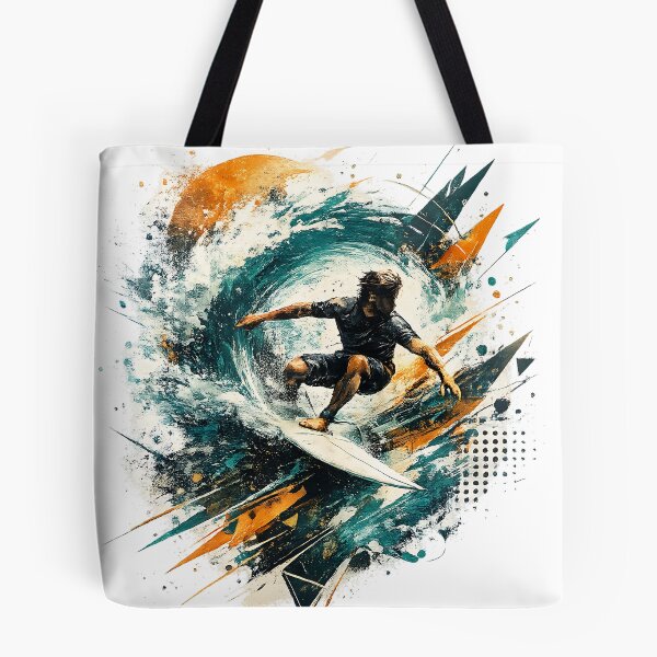 Item preview, Limitless Momentum – Surf Abstract Ocean Wave Modern Extreme Sports Art designed and sold by dytf79.