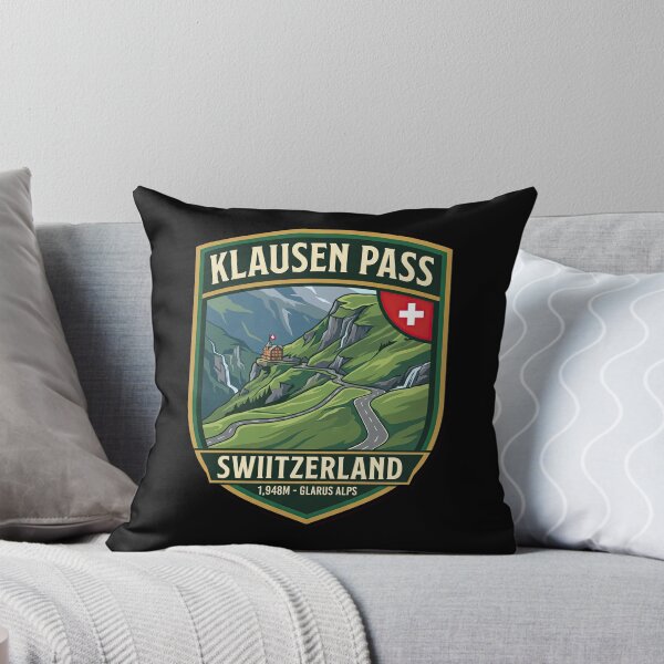 Item preview, Klausen Pass Switzerland Legendary Mountain Road Design designed and sold by enzoade.