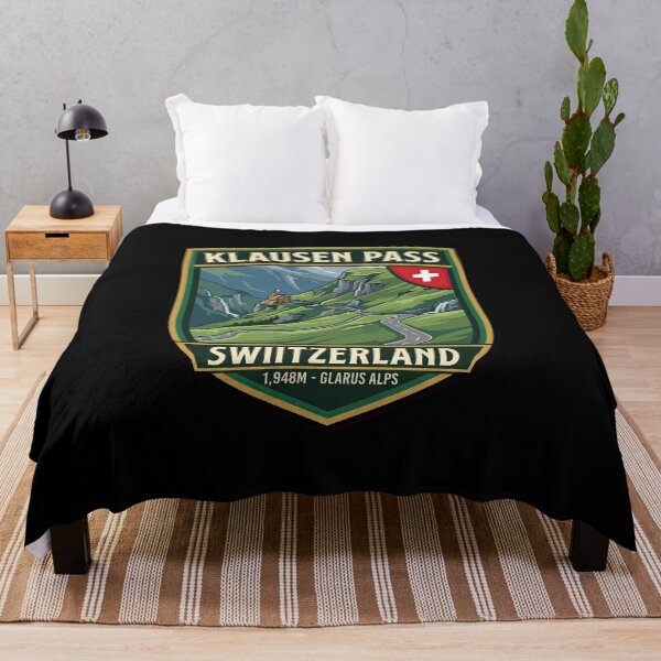 Item preview, Klausen Pass Switzerland Legendary Mountain Road Design designed and sold by enzoade.