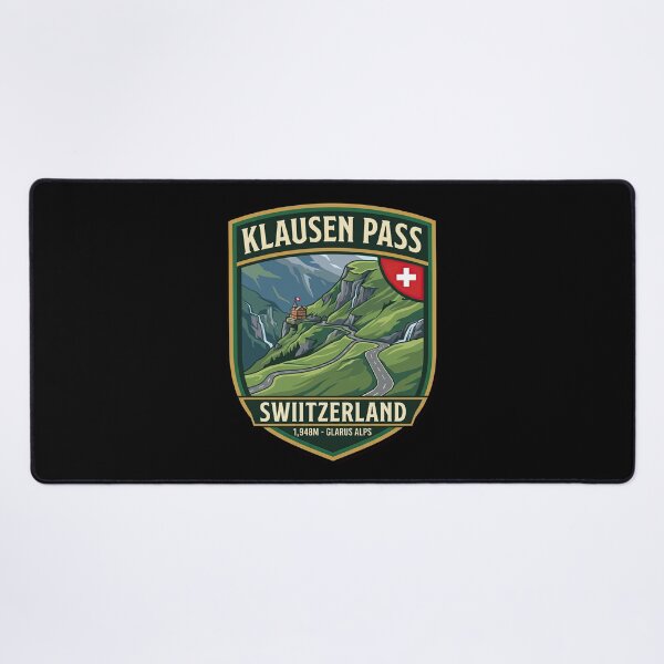 Item preview, Klausen Pass Switzerland Legendary Mountain Road Design designed and sold by enzoade.
