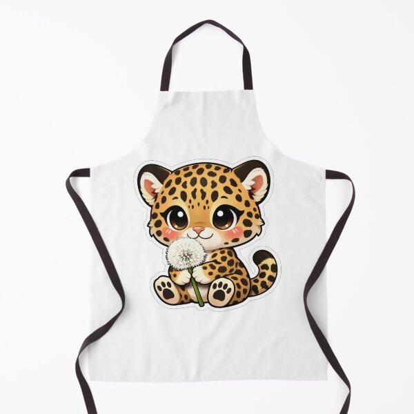 Item preview, Cute Baby Leopard Holding A Dandelion designed and sold by Owcomm.