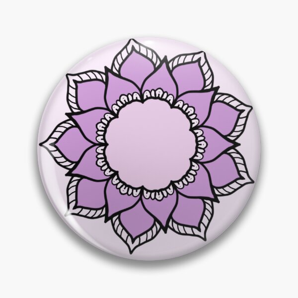 Item preview, Mandala Purple Time Clock Pattern  designed and sold by LifeTU.