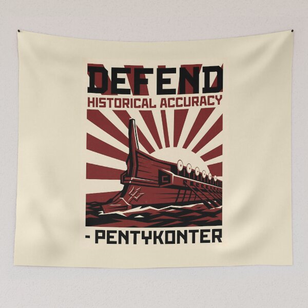 Item preview, Defend Historical Accuracy Pentykonter Ancient Greek Warship Graphic designed and sold by SplashTastic.