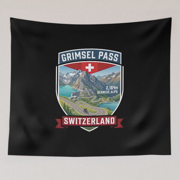 Item preview, Grimsel Pass Adventure Through The Alps Artwork designed and sold by enzoade.