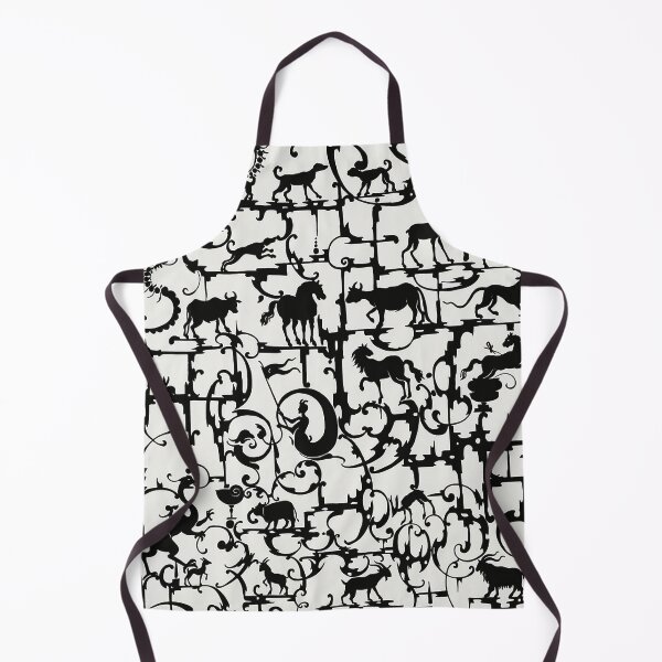 Item preview, Ornamental Design with Cows, Horses and other Animals designed and sold by The Ravens Ballad.