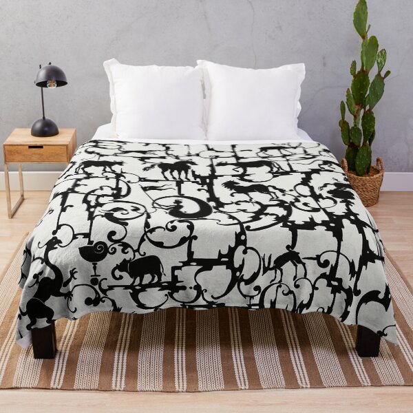 Item preview, Ornamental Design with Cows, Horses and other Animals designed and sold by The Ravens Ballad.