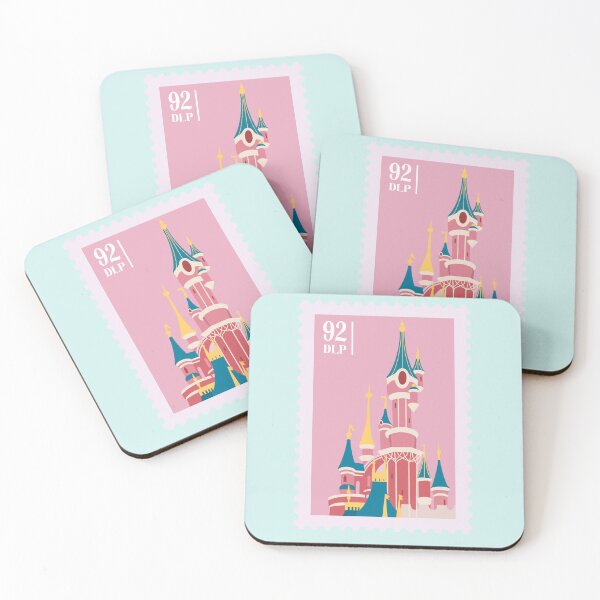 Item preview, Vintage Theme Park Stamp Collection | Fairytale Castle 6/12 designed and sold by mafervicenttin.