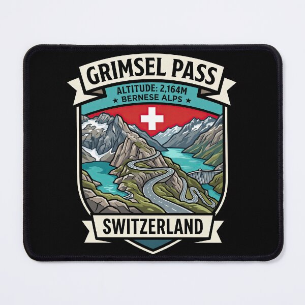 Item preview, Grimsel Pass Mountain Road Explorer Graphic designed and sold by enzoade.