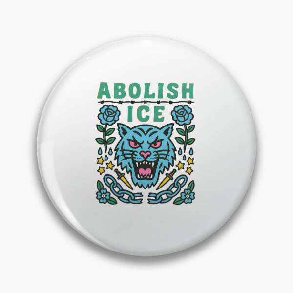 Item preview, Abolish ICE Tiger designed and sold by Colorful-Garden.