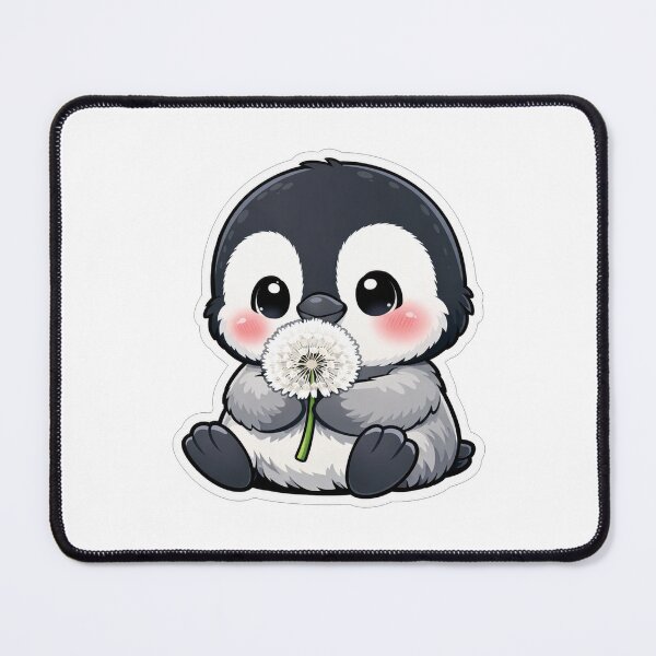 Item preview, Cute Baby Penguin Holding A Dandelion designed and sold by Owcomm.