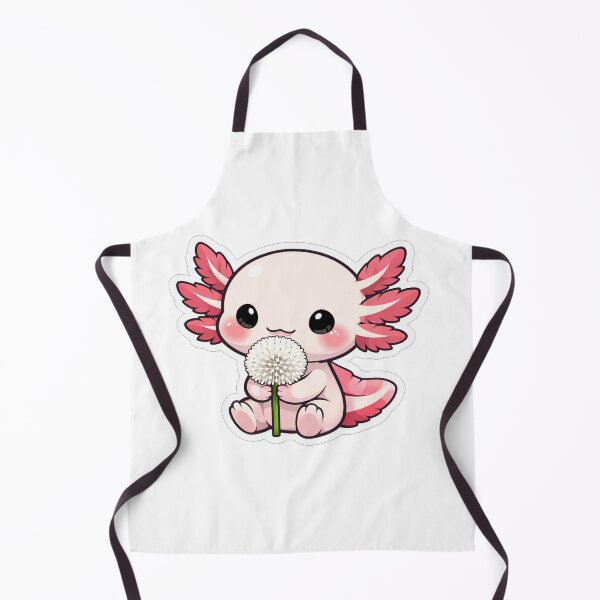 Item preview, Cute Axolotl Holding A Fluffy Dandelion designed and sold by Owcomm.