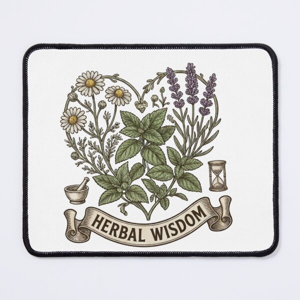Item preview, Herbal Wisdom Vintage Botanical Apothecary Illustration designed and sold by ElShubrawy.