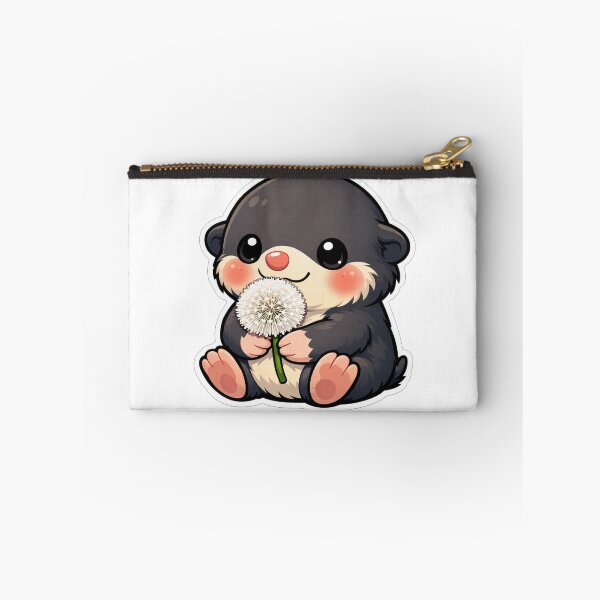 Item preview, Cute Little Mole Holding White Dandelion designed and sold by Owcomm.