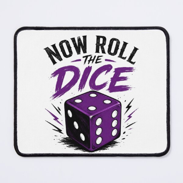 Item preview, Now Roll The Dice Tabletop Gamer Design designed and sold by Shakhbata-1.