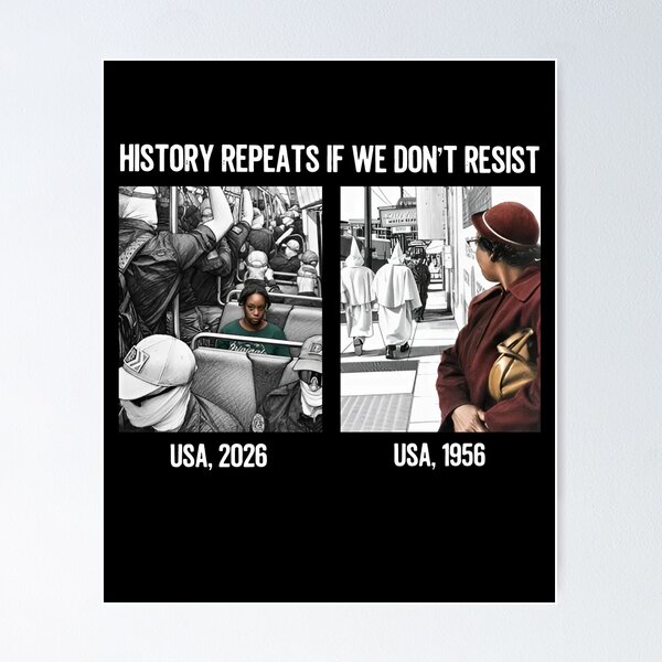 Item preview, History Repeats If We Don't Resist USA, 2026 USA, 1956 designed and sold by sawczy-shop.