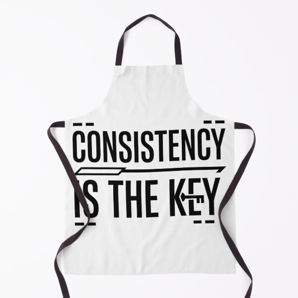 Item preview, Consistency Is The Key Motivational Mindset Quote Graphic designed and sold by TeeStyle.mr.