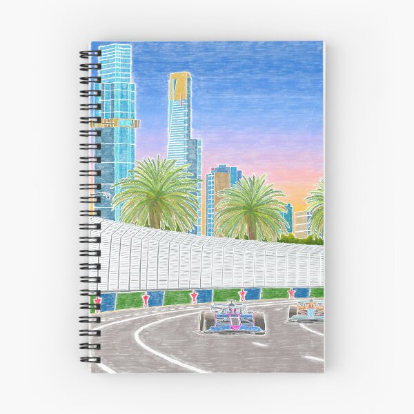 Item preview, F1 / Formula 1 Hand Drawn - Melbourne Albert Park Circuit designed and sold by ozsports.