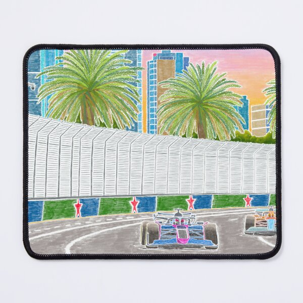 Item preview, F1 / Formula 1 Hand Drawn - Melbourne Albert Park Circuit designed and sold by ozsports.