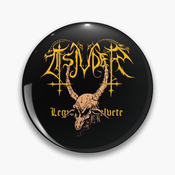 Item preview, Sillhouette Orange Black Metal Band designed and sold by WellkamStudio.