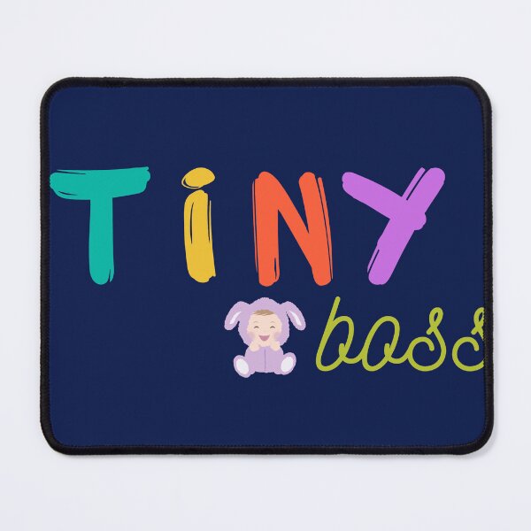 Item preview, Tiny Boss Cute Baby Bunny Typography designed and sold by SeJaa.