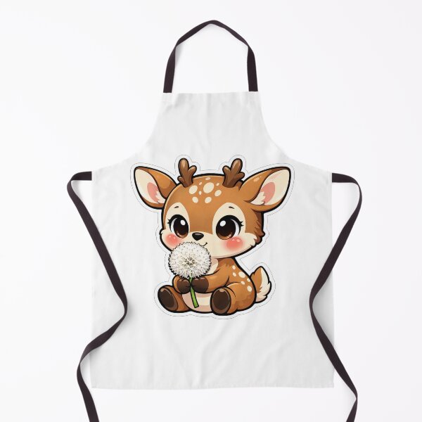 Item preview, Cute Baby Deer With White Dandelion designed and sold by Owcomm.