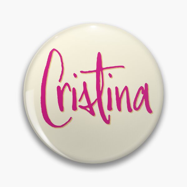 Item preview, CRISTINA personalized type design designed and sold by CharlottePlaceArt.