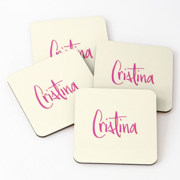 Item preview, CRISTINA personalized type design designed and sold by CharlottePlaceArt.