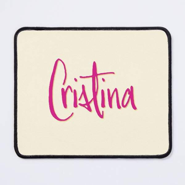Item preview, CRISTINA personalized type design designed and sold by CharlottePlaceArt.