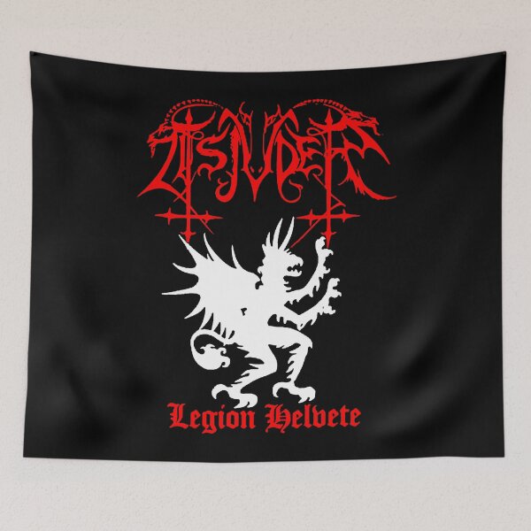 Item preview, Red Sillhouette Black Metal 90s designed and sold by WellkamStudio.