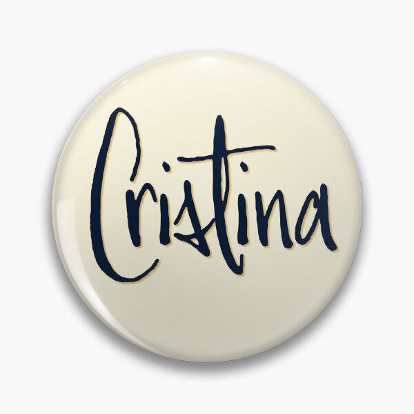 Item preview, CRISTINA personalized type design designed and sold by CharlottePlaceArt.