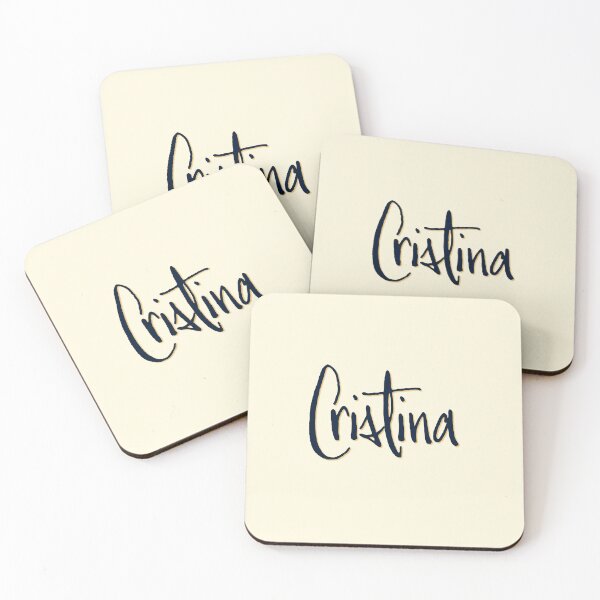 Item preview, CRISTINA personalized type design designed and sold by CharlottePlaceArt.