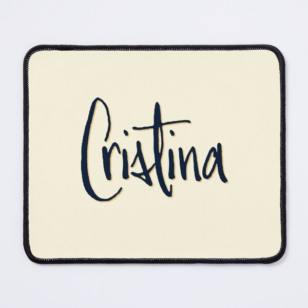 Item preview, CRISTINA personalized type design designed and sold by CharlottePlaceArt.