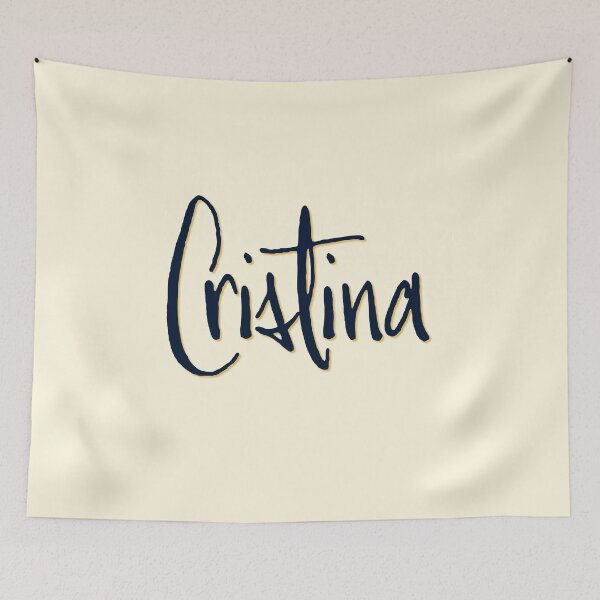 Item preview, CRISTINA personalized type design designed and sold by CharlottePlaceArt.