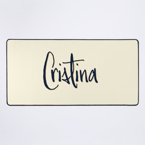 Item preview, CRISTINA personalized type design designed and sold by CharlottePlaceArt.