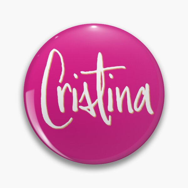 Item preview, CRISTINA personalized type design designed and sold by CharlottePlaceArt.