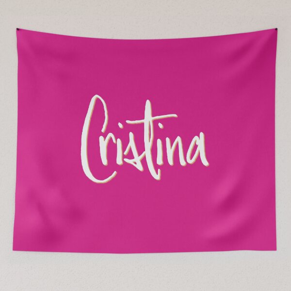 Item preview, CRISTINA personalized type design designed and sold by CharlottePlaceArt.