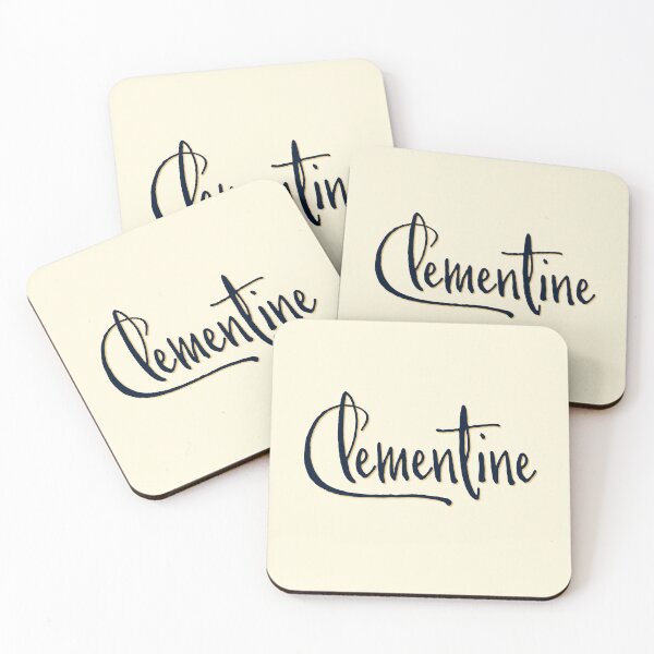 Item preview, CLEMENTINE personalized type design designed and sold by CharlottePlaceArt.