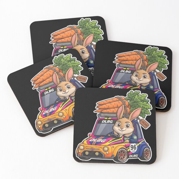 Item preview, DLBG: Rabbit Rally Car With Carrots  designed and sold by DLBG-STORE.