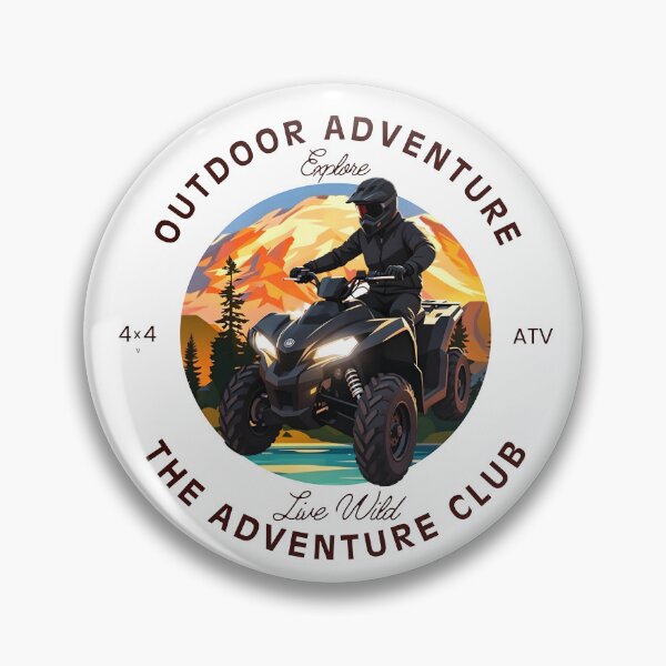 Item preview, ATV Adventure Club | Retro Off-Road Vintage T-Shirt Design designed and sold by Spirit of Siam.