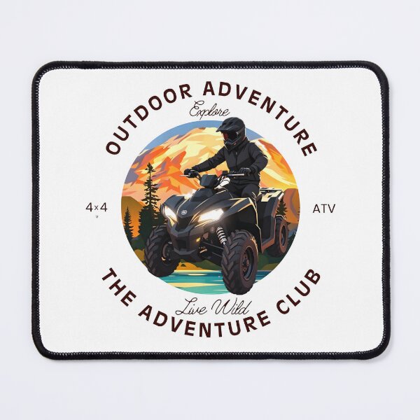Item preview, ATV Adventure Club | Retro Off-Road Vintage T-Shirt Design designed and sold by Spirit of Siam.