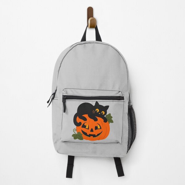 Item preview, Pumpkin Halloween and Black Cat designed and sold by PurrfectHome.