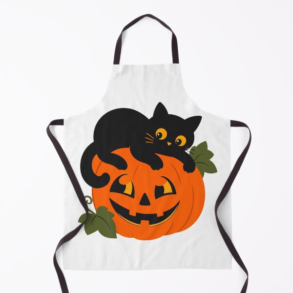 Item preview, Pumpkin Halloween and Black Cat designed and sold by PurrfectHome.