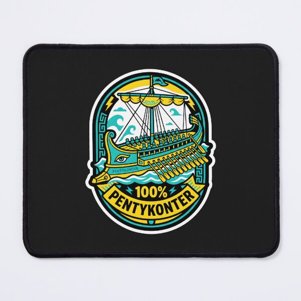 Item preview, 100 Percent Pentykonter Pop Art Ancient Greek Galley Ship Visual designed and sold by SplashTastic.