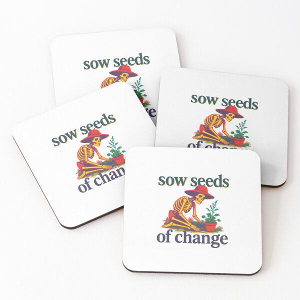 Item preview, Sow Seeds Of Change Skeleton Gardening designed and sold by HBDStudio.